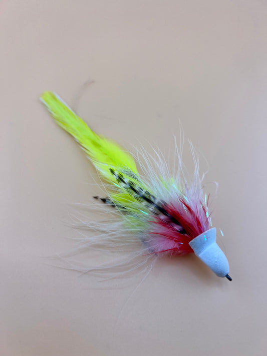 Finesse Swingin D - Yellow / White - SWVA Fly Tying